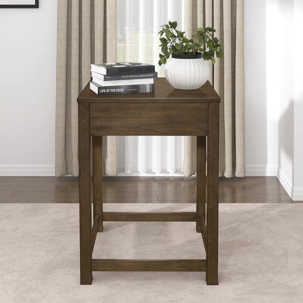 Brown Gray Corner Desk A476778