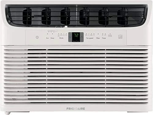 5,000 BTU 115V Window-Mounted Mini-Compact Air Conditioner with Remote Control, White Z363