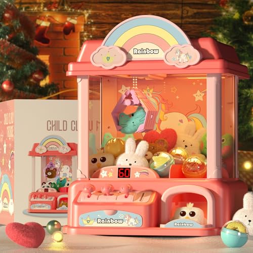 Claw Machine with Music Pink Mini Vending Machine L28182