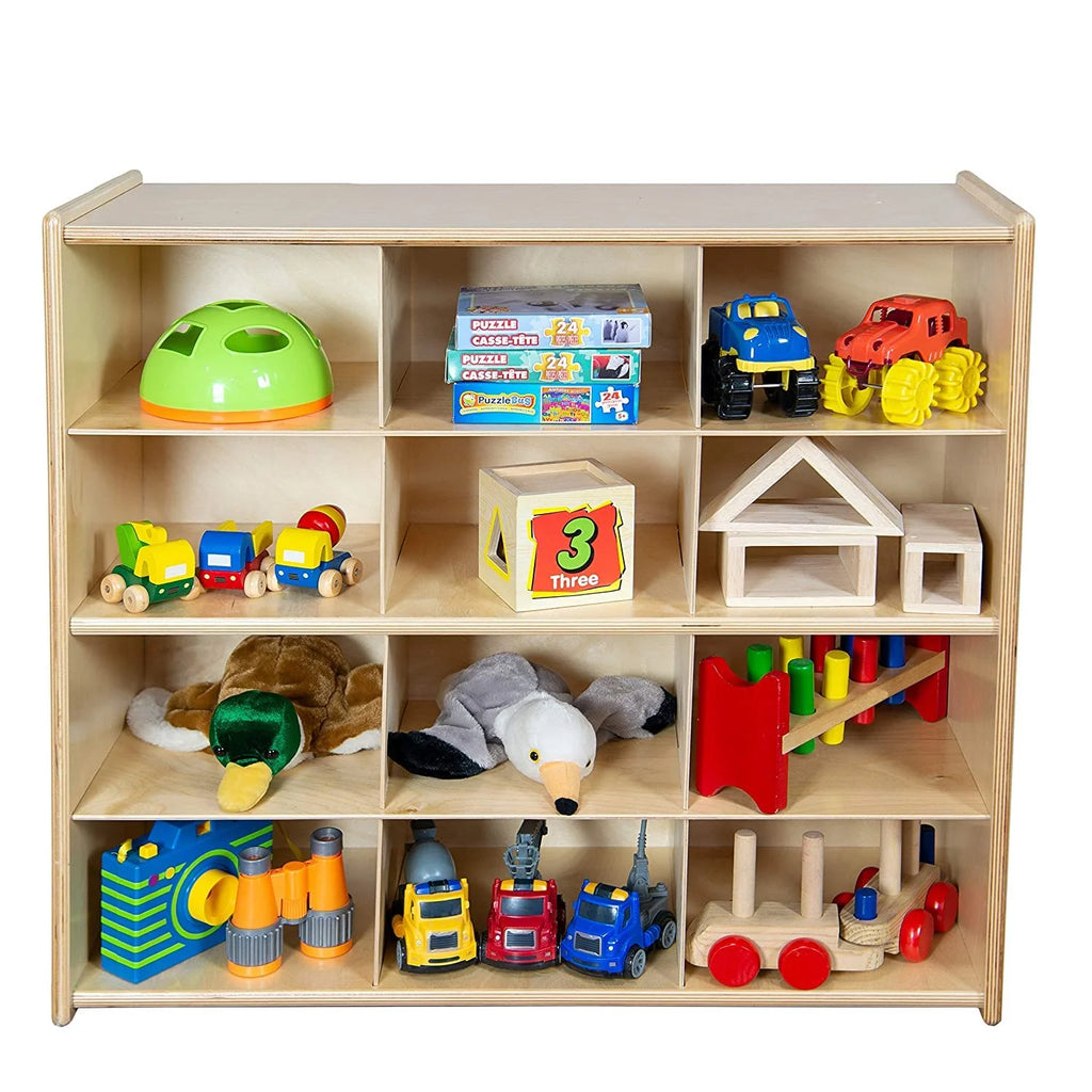 12 Cubbies Birch Plywood Storage Cabinet C856586