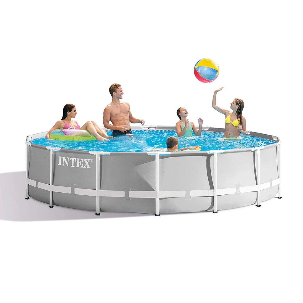 10ft x 30in Prism Frame Above Ground Swimming Pool & Filter Pump L260588