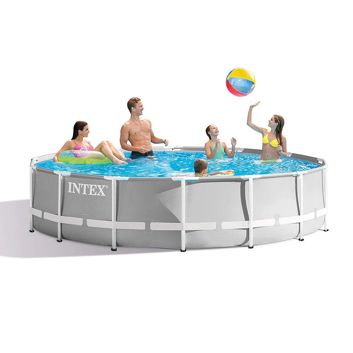 10ft x 30in Prism Frame Above Ground Swimming Pool & Filter Pump L260588