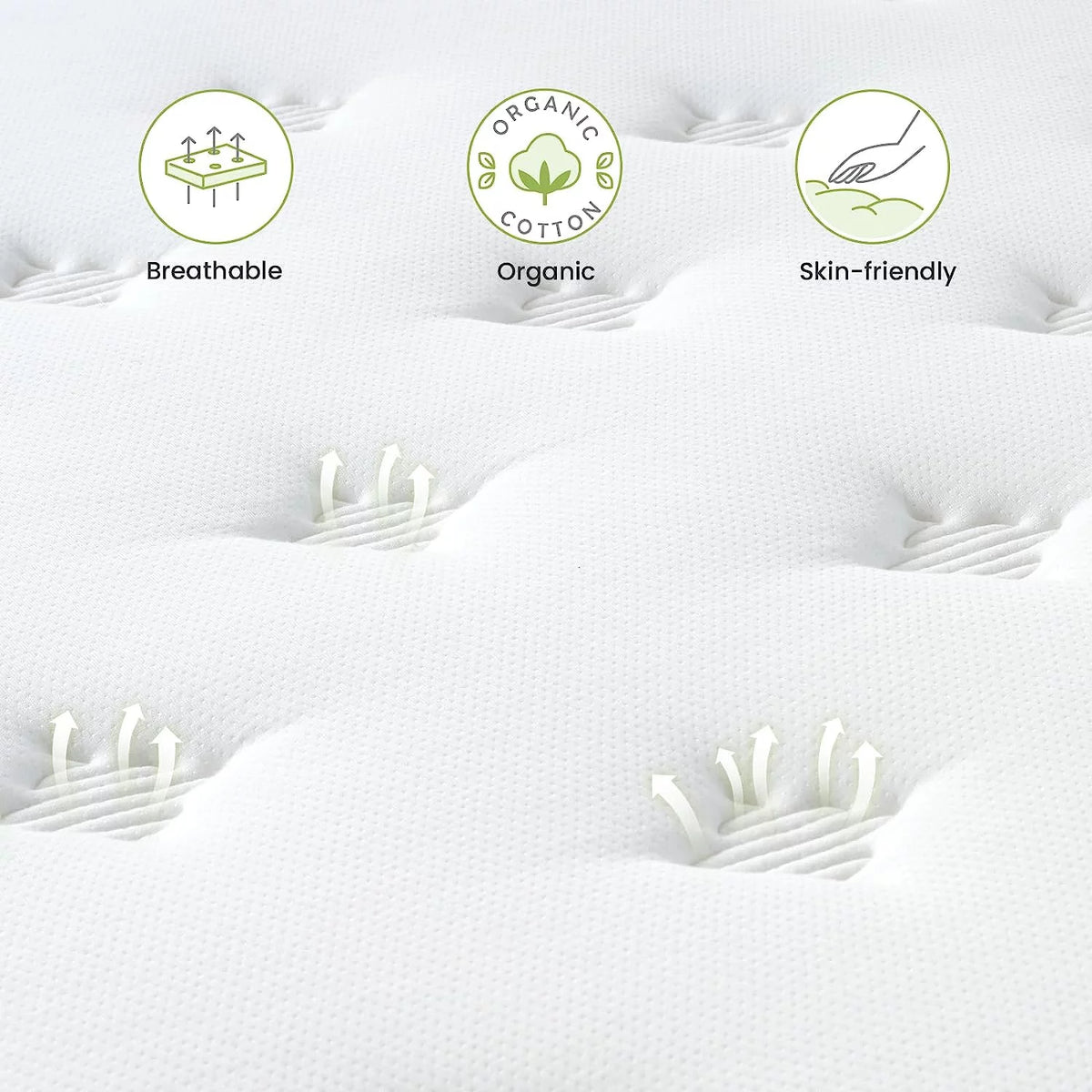 Queen 12 Inch Hybrid Memory Foam Mattress A8955
